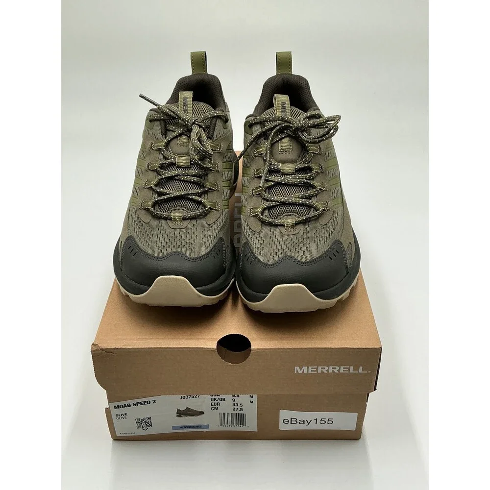 Merrell Moab Speed 2 J037527 Sneaker Men's Size 9.5 Green Hiking Shoes ebay155 - Picture 3 of 5